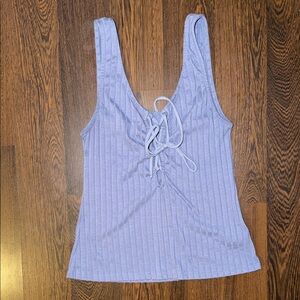 Urban Outfitters Lavender Ribbed Tank Top